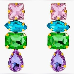 Gorgeous Nordstrom Colorful crystal Drop earrings